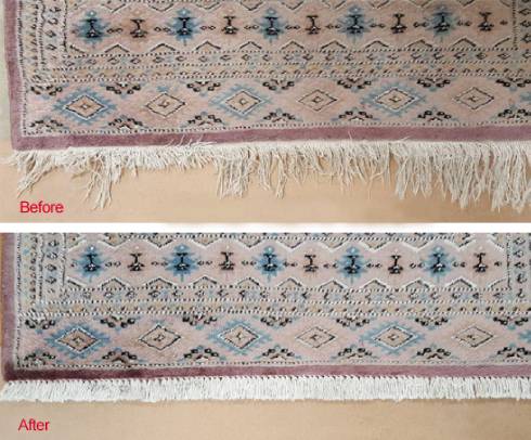 Oriental rugs fringe repair Fringe repair Persian rugs