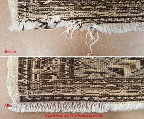 We repair your rugs Old rug repairs